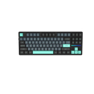 VGN безжична геймърска механична клавиатура Wireless Gaming Mechanical Keyboard - V87 Caribbean Blue - Power Silver Switches [Linear]