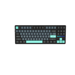 VGN безжична геймърска механична клавиатура Wireless Gaming Mechanical Keyboard - V87 Caribbean Blue - Power Silver Switches [Linear]