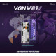 VGN професионална безжична геймърска механична клавиатура Wireless Professional Gaming Mechanical Keyboard - V87 PRO Side Engraving - Aniya Switches