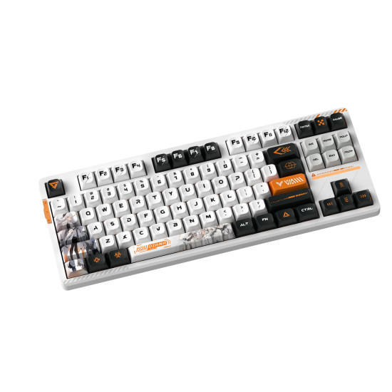 VGN професионална безжична геймърска механична клавиатура Wireless Professional Gaming Mechanical Keyboard - V87 PRO Diana - Aniya Switches, BT5.0, 2.4G