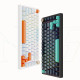 VGN безжична геймърска механична клавиатура Wireless Gaming Mechanical Keyboard - N75 PRO Jelly Orange - Kailh Vaporwave Switches [Linear]
