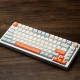 VGN професионална геймърска механична клавиатура Professional Gaming Mechanical Keyboard N75 RGB Jelly Orange - Power Silver Switches [Linear]