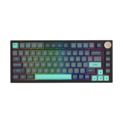 VGN професионална геймърска механична клавиатура Professional Gaming Mechanical Keyboard N75 RGB Caribbean Blue - Power Purple Switches [Tactile]