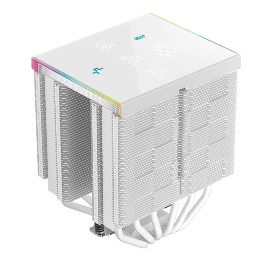 DeepCool охладител CPU Cooler AK620 DIGITAL PRO WH - Dual-Tower - LGA1851/AM5