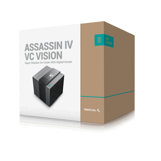 DeepCool охладител CPU Cooler ASSASSIN IV VC VISION - Vapor Chamber, Dual-Tower DeepCool охладител CPU Cooler ASSASSIN IV VC VISION - Vapor Chamber, Dual-Tower
