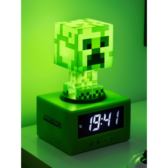Paladone: Minecraft - Creeper Icon Alarm Clock, PP11369MCFV3 Paladone: Minecraft - Creeper Icon Alarm Clock, PP11369MCFV3