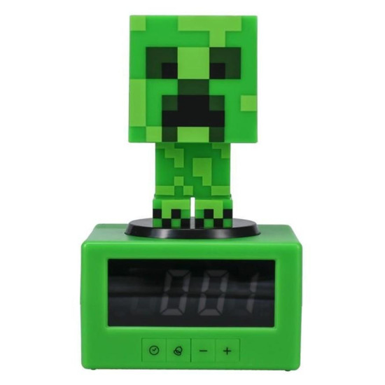 Paladone: Minecraft - Creeper Icon Alarm Clock, PP11369MCFV3 Paladone: Minecraft - Creeper Icon Alarm Clock, PP11369MCFV3