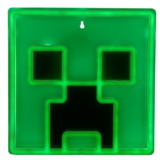 Paladone: Minecraft - Creeper Wall Mountable LED Neon Light, PP14020MCFVN Paladone: Minecraft - Creeper Wall Mountable LED Neon Light, PP14020MCFVN