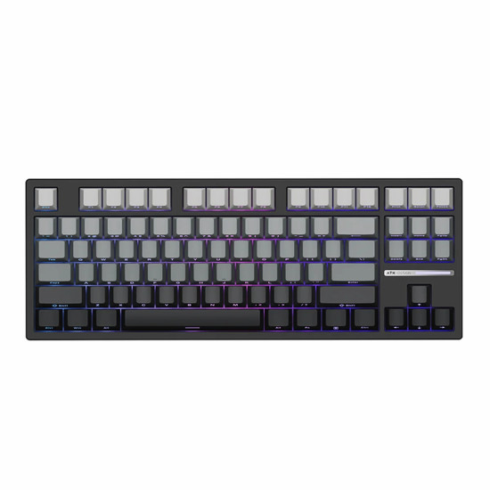 ATK професионална безжична геймърска механична клавиатура Wireless Professional Gaming Mechanical Keyboard - Z87 PRO Side Engraving - Aniya Switches