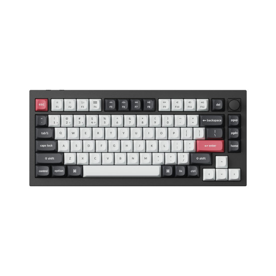 Mechanical keyboard Keychron Q1 HE QMK 75% Carbon Black - Wireless