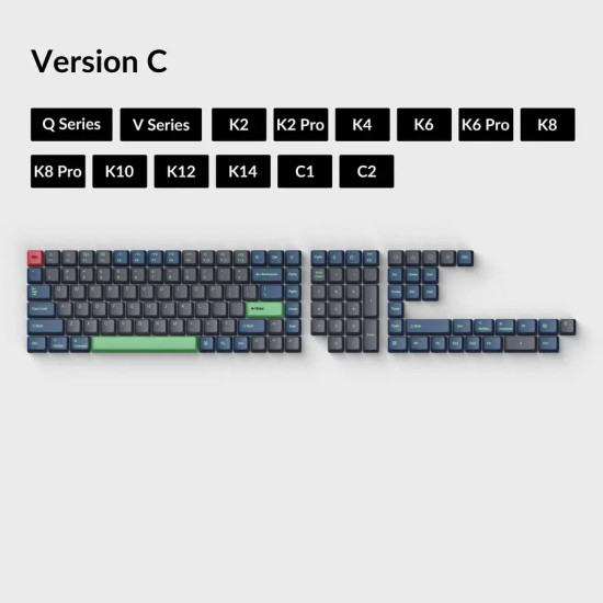 Keychron OEM Dye-Sub PBT Keycap Set - Hacker Keychron OEM Dye-Sub PBT Keycap Set - Hacker