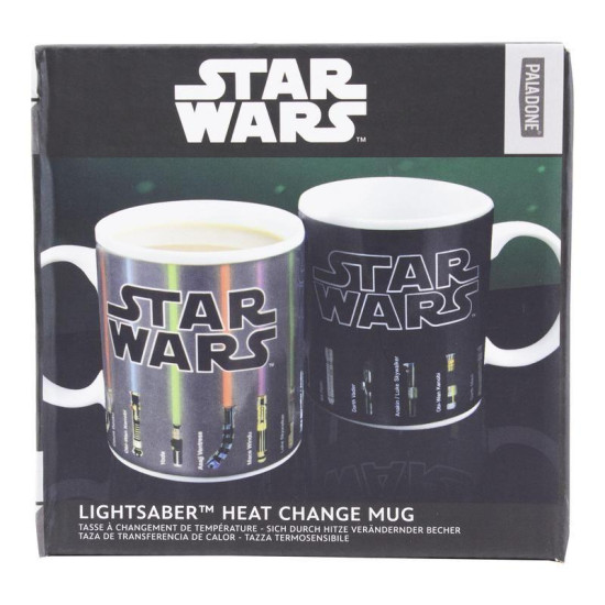 Чаша Paladone: Star Wars - Lightsaber Heat Change Mug DV (300ml), PP3699SWV3 Чаша Paladone: Star Wars - Lightsaber Heat Change Mug DV (300ml), PP3699SWV3