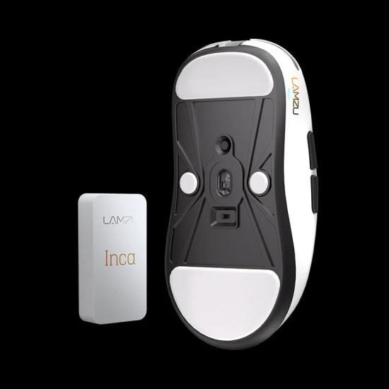 Lamzu професионална геймърска мишка INCA 8K - Wireless Gaming Mouse - White Lamzu професионална геймърска мишка INCA 8K - Wireless Gaming Mouse - White