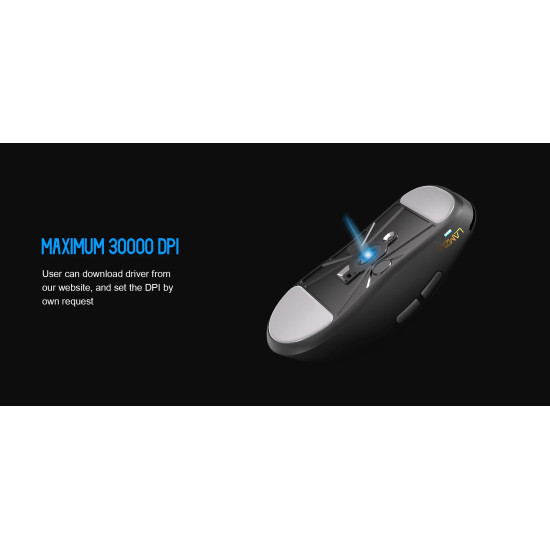 Lamzu професионална геймърска мишка INCA 8K - Wireless Gaming Mouse - White Lamzu професионална геймърска мишка INCA 8K - Wireless Gaming Mouse - White