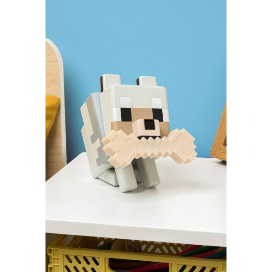 Paladone Glo Buddies: Minecraft - Wolf Light, PP14761MCF Paladone Glo Buddies: Minecraft - Wolf Light, PP14761MCF