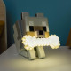 Paladone Glo Buddies: Minecraft - Wolf Light, PP14761MCF Paladone Glo Buddies: Minecraft - Wolf Light, PP14761MCF