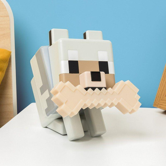 Paladone Glo Buddies: Minecraft - Wolf Light, PP14761MCF Paladone Glo Buddies: Minecraft - Wolf Light, PP14761MCF