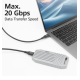 ACT Кабел USB-C - USB-C, 2 м / USB4, 20Gbps, 240W