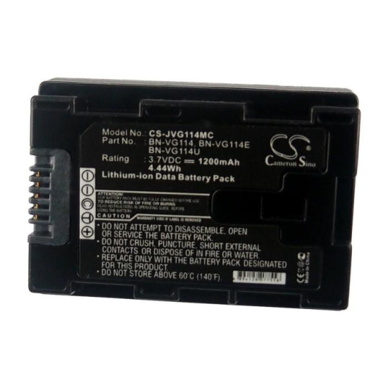 Camera Battery for JVC VG114 MC Li-Ion 3.7V 1200mAh Cameron Sino