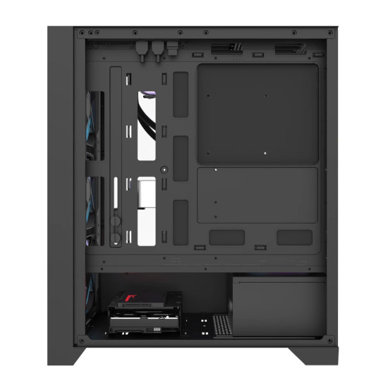 Darkflash кутия Case ATX - DRX70 Mesh Black - Addressable RGB 4 fans, USB-C