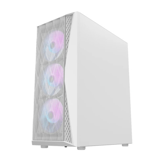 Darkflash кутия Case ATX - DK352 White - 4 fans included