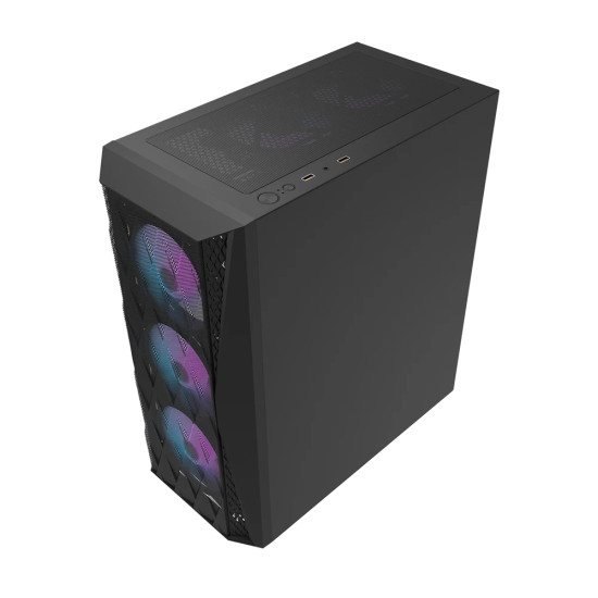 Darkflash кутия Case ATX - DK352 Black - 4 fans included