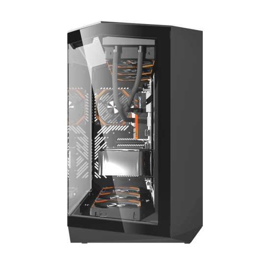 Darkflash кутия Case ATX - DY470 Shadow Black - 4 x 120 mm Infinity Mirror Fans Darkflash кутия Case ATX - DY470 Shadow Black - 4 x 120 mm Infinity Mirror Fans