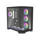 Aigo кутия Case ATX - FT418 PRO Black - 7 x 120 mm A-RGB fans included Aigo кутия Case ATX - FT418 PRO Black - 7 x 120 mm A-RGB fans included