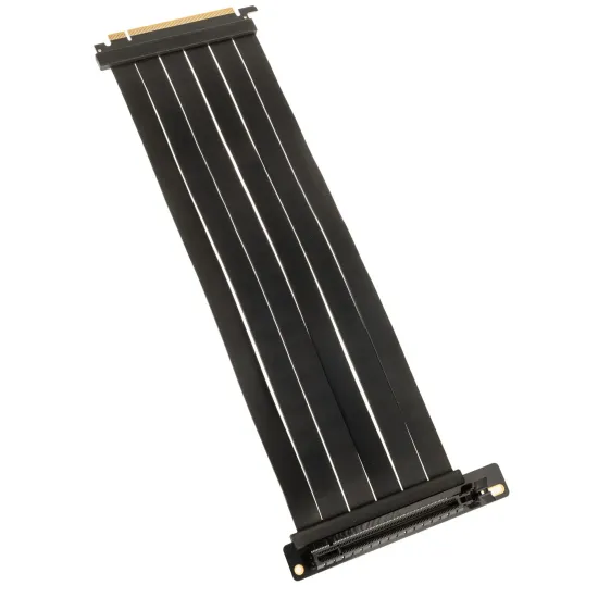 Kolink PCIe 5.0 Riser Cable, 90 degrees, x16 - black, 300mm Kolink PCIe 5.0 Riser Cable, 90 degrees, x16 - black, 300mm