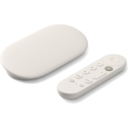 Мултимедиен плеър Google TV Streamer 4K, 32GB, с дистанционно