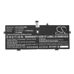 Laptop Battery for LENOVO Yoga 9 14IAP7 L21B4PH0 LiPo 15.52V 4700mAh CAMERON SINO