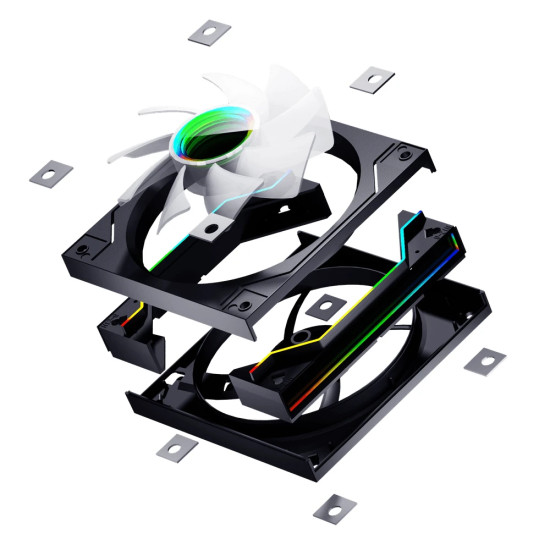 Darkflash вентилатор Fan 120mm DM20 A-RGB Black - Infinity Mirror