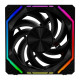 Darkflash Комплект вентилатори Fan Pack 3-in-1 3x120mm - INF32 Black, Daisy-Chain, Infinity Mirror, A-RGB