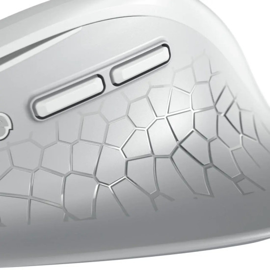 CHERRY Stream ергономична безшумна мишка Comfort, 6 бут, 4000dpi, бяла