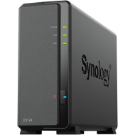 Synology 1-Bay DiskStation DS124 (Diskless) Black Synology 1-Bay DiskStation DS124 (Diskless) Black