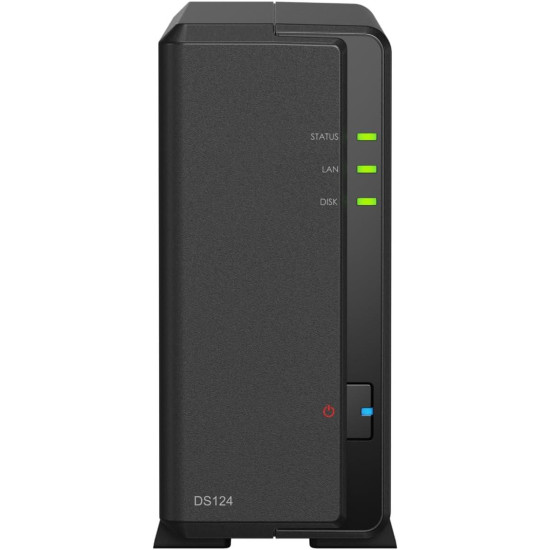 Сторидж NAS Synology DS124, 1-диск, Small&Home office