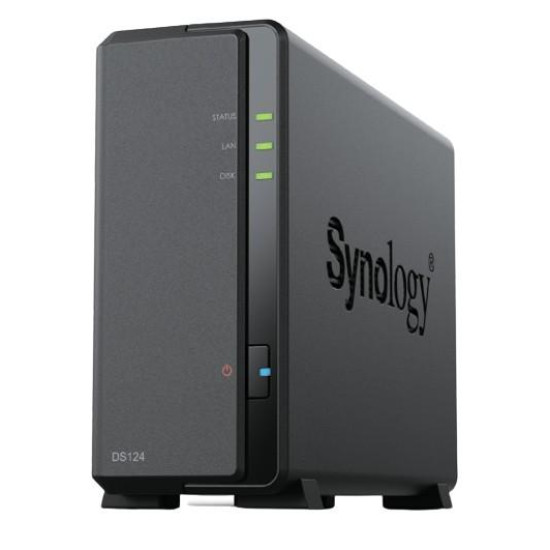 Сторидж NAS Synology DS124, 1-диск, Small&Home office