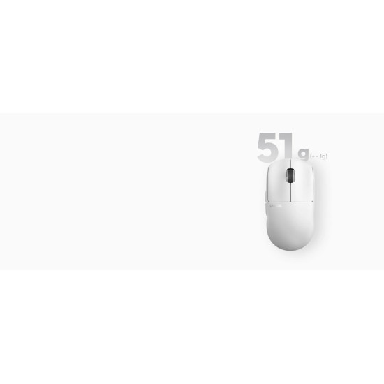 Pulsar професионална геймърска мишка Wireless Gaming Mouse X2 v3 Size1 White - 1K (8K compatible) Pulsar професионална геймърска мишка Wireless Gaming Mouse X2 v3 Size1 White - 1K (8K compatible)