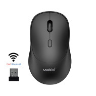 Makki безжична мишка Wireless Mouse MAKKI-MSX-2401 - USB-C, Silent, 1600dpi, 2.4G, Bluetooth, Rechargeable