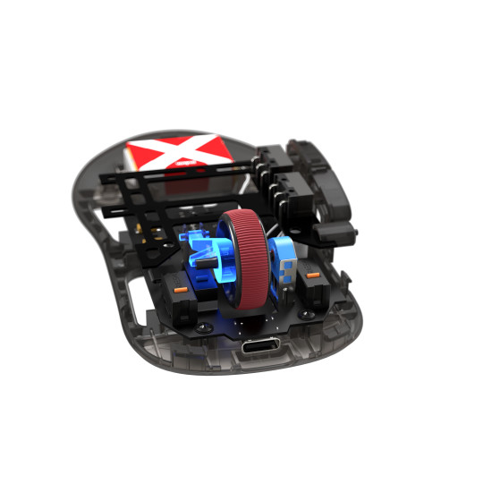 Pulsar професионална геймърска мишка Wireless Gaming Mouse X2H Mini Clear Black [LTD 3000] - 1K