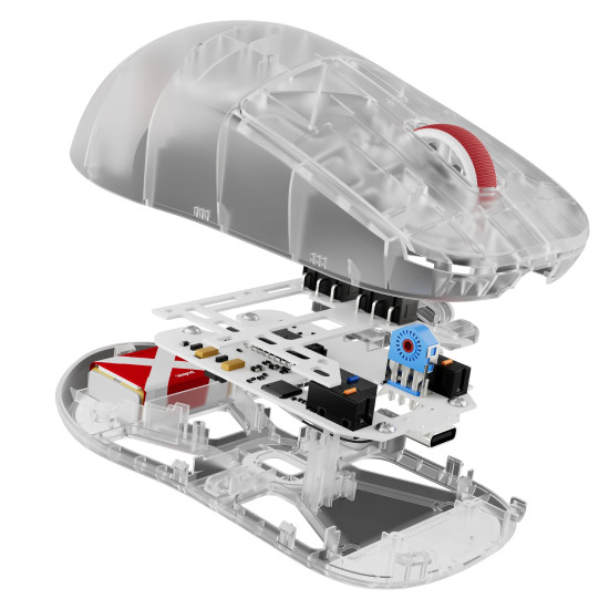 Pulsar професионална геймърска мишка Wireless Gaming Mouse X2H Mini Superclear [LTD 3000] - 1K