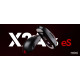 Pulsar професионална геймърска мишка Wireless Gaming Mouse X2A v3 eS Size1 Black 8K, OLED Display, Tournament Edition
