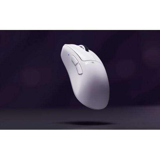 Pulsar професионална геймърска мишка Wireless Gaming Mouse Xlite v4 Size3 White - 1K (8K compatible)