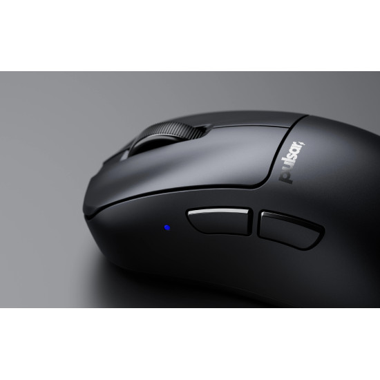 Pulsar професионална геймърска мишка Wireless Gaming Mouse Xlite v4 Size3 Black - 1K (8K compatible)