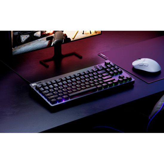 Pulsar професионална геймърска механична клавиатура Professional Gaming Mechanical Keyboard Xboard MS TKL ANSI Black - 8K, Cherry MX2A [Linear], RGB