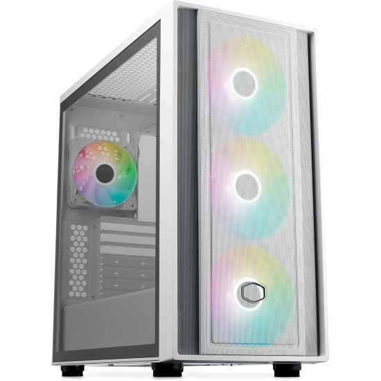 Case CoolerMaster MasterBox 600 - White ARGB