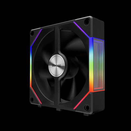 Gamdias Комплект вентилатори Fan Pack 3-in-1 3x120mm - AEOLUS P2-1203, Swappable Fan Blades (Reverse Fan Blades Included), Daisy-Chain, Infinity Mirror, A-RGB Gamdias Комплект вентилатори Fan Pack 3-in-1 3x120mm - AEOLUS P2-1203, Swappable Fan Blades (Reverse Fan Blades Included), Daisy-Chain, Infinity Mirror, A-RGB