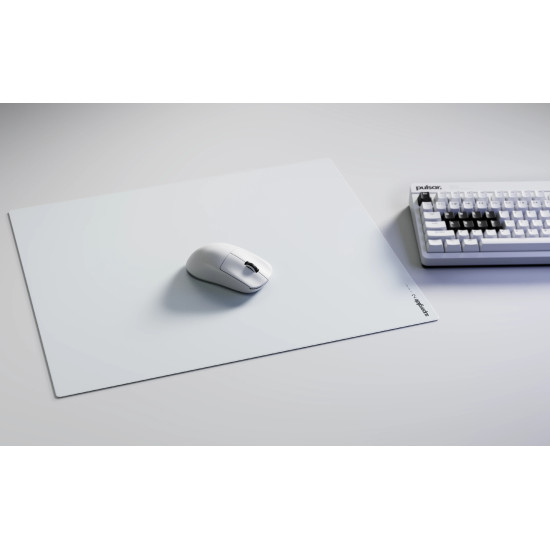 Superglide професионален стъклен геймърски пад за мишка Gaming Glass Mousepad Superglide Pad v2 XL White - 490 x 420 mm