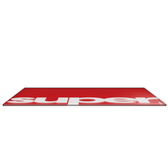 Superglide професионален стъклен геймърски пад за мишка Gaming Glass Mousepad Superglide Pad v2 XL Red - 490 x 420 mm