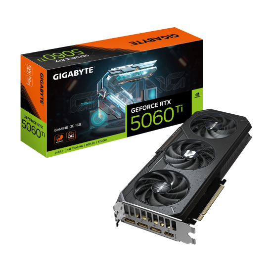 Graphic card GIGABYTE RTX 5060 TI GAMING OC 16GB GDDR7 Graphic card GIGABYTE RTX 5060 TI GAMING OC 16GB GDDR7